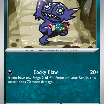 Sableye 059/094 Reverse Holo Phantasmal Flames Pokemon Card