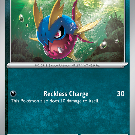 Carvanha 060/094 Reverse Holo Phantasmal Flames Pokemon Card