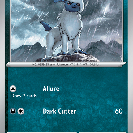 Absol 063/094 Non-Holo Phantasmal Flames Pokemon Card