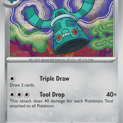 Bronzong 072/094 Reverse Holo Phantasmal Flames Pokemon Card