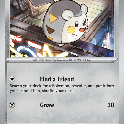 Togedemaru 073/094 Non-Holo Phantasmal Flames Pokemon Card
