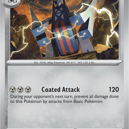 Archaludon 075/094 Reverse Holo Phantasmal Flames Pokemon Card