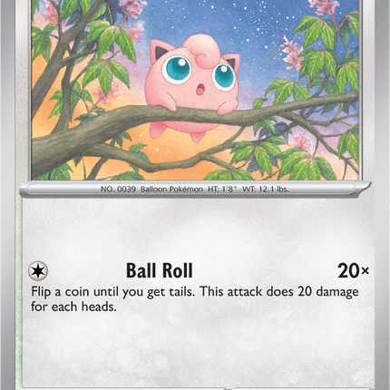 Jigglypuff 076/094 Non-Holo Phantasmal Flames Pokemon Card