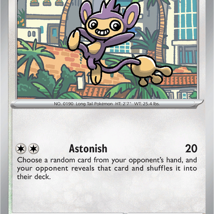 Aipom 078/094 Non-Holo Phantasmal Flames Pokemon Card