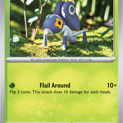 Nymble 009/094 Non-Holo Phantasmal Flames Pokemon Card