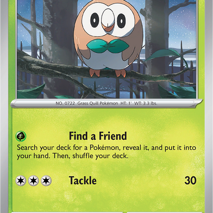 Rowlet 010 088 Perfect Order Non Holo