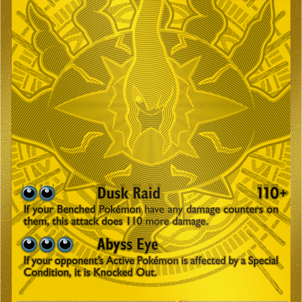 Mega Darkrai ex 120/084 Mega Hyper Rare Pitch Black Pokemon Card