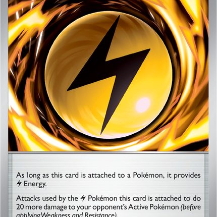 Voltaic Lightning Energy 084/084 Reverse Holo Pitch Black Pokemon Card