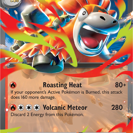 Mega Camerupt ex 022/132 Holo Mega Evolution Pokemon Card