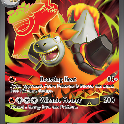Mega Camerupt ex 156/132 Ultra Rare Full Art Mega Evolution Pokemon Card