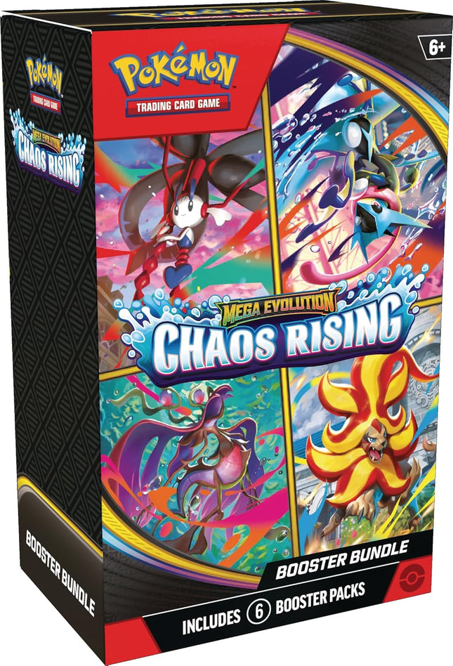 Chaos Rising Booster Bundle (6 Packs) – Pokémon TCG English