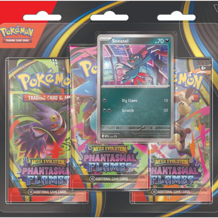 Pokémon TCG: Mega Evolution – Phantasmal Flames 3-Pack Blister