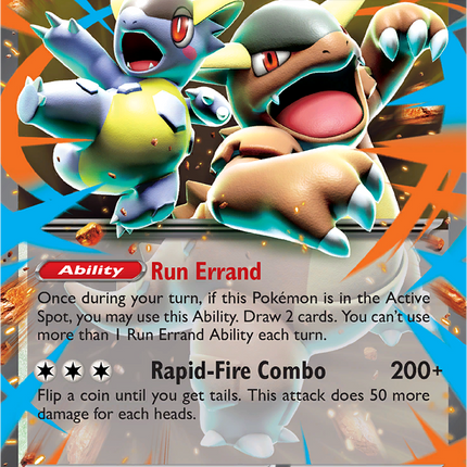 Mega Kangaskhan ex 104/132 Holo Mega Evolution Pokemon Card