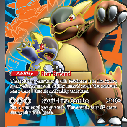 Mega Kangaskhan ex 164/132 Ultra Rare Full Art Mega Evolution Pokemon Card