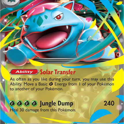 Mega Venusaur ex 003/132 Holo Mega Evolution Pokemon Card