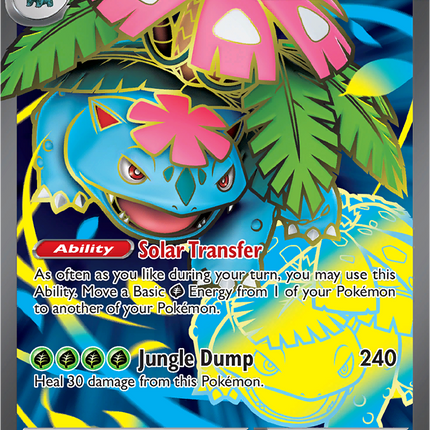 Mega Venusaur ex 155/132 Ultra Rare Full Art Mega Evolution Pokemon Card