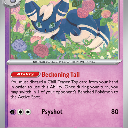 Meowstic 085/191 Reverse Holo Surging Sparks Pokemon Card