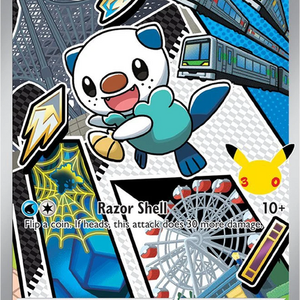 Oshawott MEP 051 First Partner Series 2 30th Anniversary Holo Promo