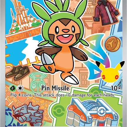 Chespin MEP 058 First Partner Series 3 30th Anniversary Holo Promo