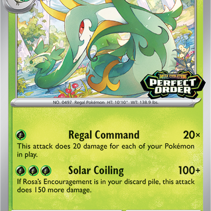 Serperior MEP 064 Perfect Order Prerelease Staff Stamped Holo