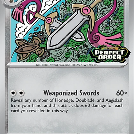 Doublade MEP 067 Perfect Order Prerelease Stamped Holo