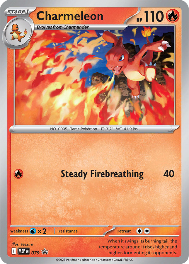 Charmeleon MEP 079 Chaos Rising Triple Pack Blister Cosmos Holo Promo