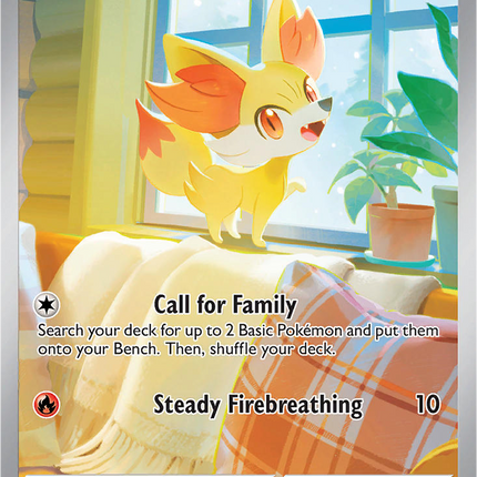 Fennekin MEP 080 Chaos Rising Pokemon Center Stamped Elite Trainer Box Holo Promo