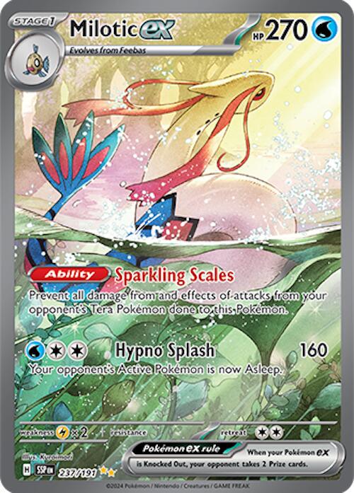 Milotic ex 237/191 Special Illustration Rare – Surging Sparks Expansion | Pokémon TCG English