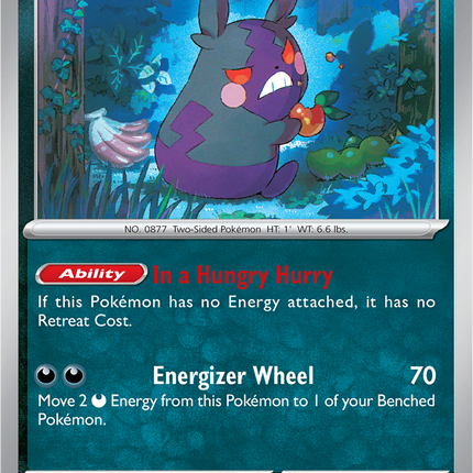 Morpeko 121/182 Reverse Holo Paradox Rift Pokemon Card