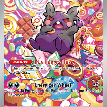 Morpeko 206/182 Illustration Rare Paradox Rift Pokemon Card
