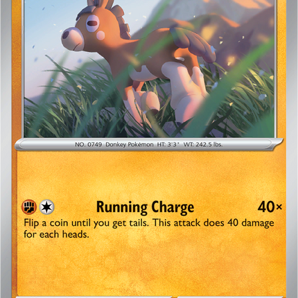 Mudbray 107/182 Non-Holo Destined Rivals Pokemon Card