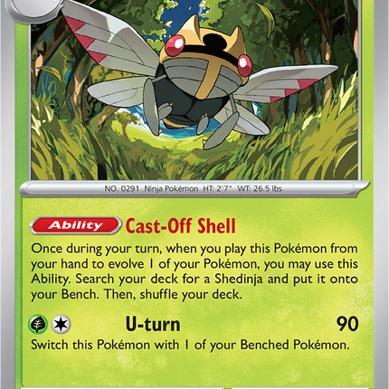 Ninjask 017/132 Non-Holo Mega Evolution Pokemon Card