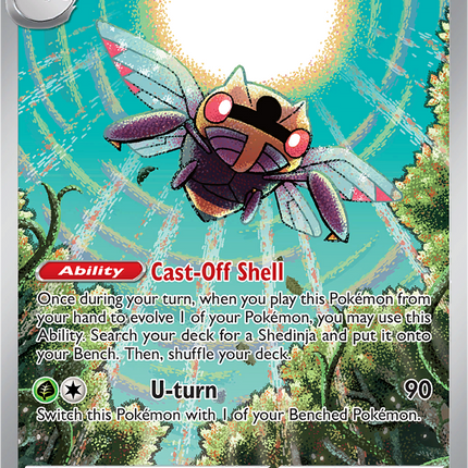 Ninjask 137/132 Illustration Rare Mega Evolution Pokemon Card