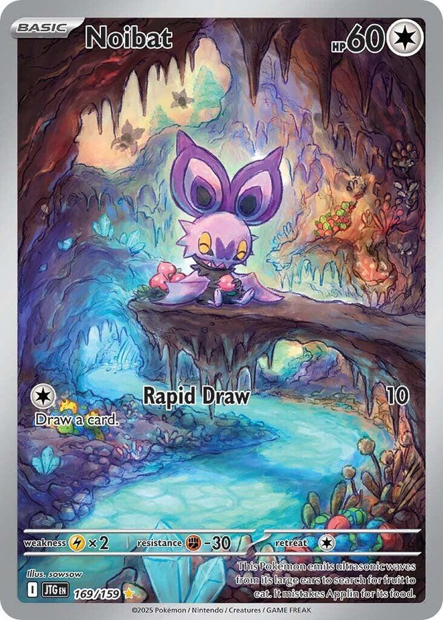 Noibat 169/159 Illustration Rare – Journey Together Expansion | Pokémon TCG English
