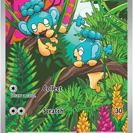 Panpour 101/086 Illustration Rare – Black Bolt Expansion | Pokémon TCG English