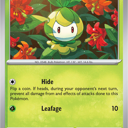 Petilil 006/086 Non-Holo Black Bolt Pokemon Card