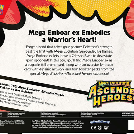 Mega Emboar ex Box – Pokémon TCG Collection Box