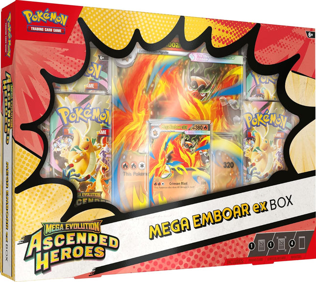 Mega Emboar ex Box – Pokémon TCG Collection Box