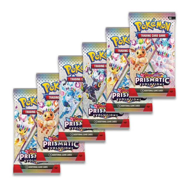 Prismatic Evolutions Booster Bundle 6 Booster Packs