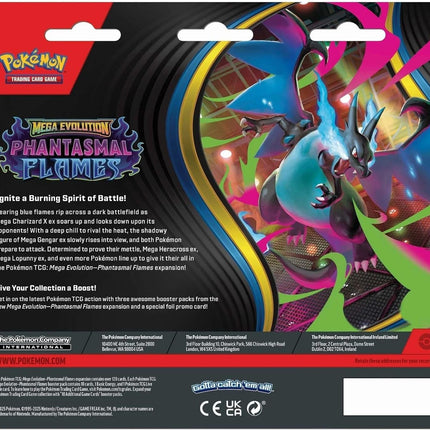 Pokémon TCG: Mega Evolution – Phantasmal Flames 3-Pack Blister
