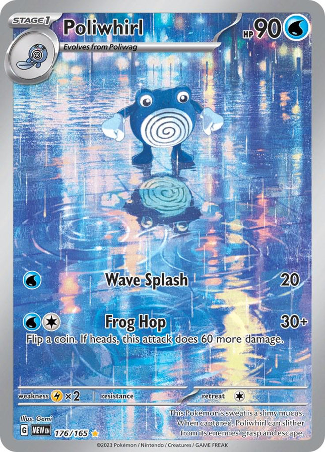 Poliwhirl 176/165 Illustration Rare – Pokémon 151 | Pokémon TCG English