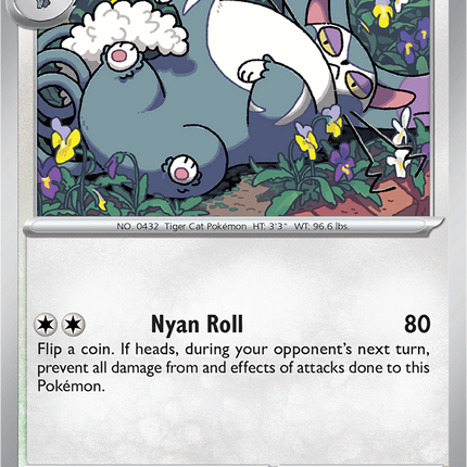 Purugly 117/142 Non-Holo Stellar Crown Pokemon Card