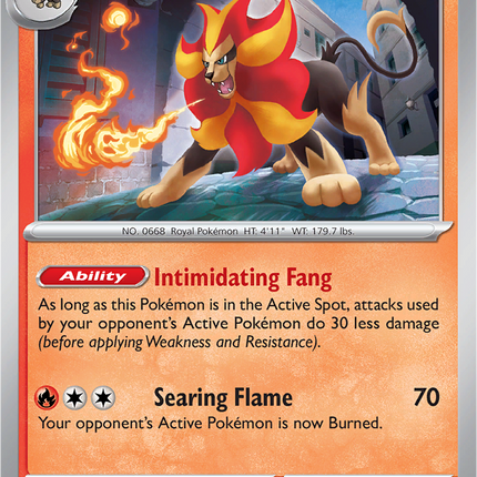 Pyroar 024/132 Reverse Holo Mega Evolution Pokemon Card