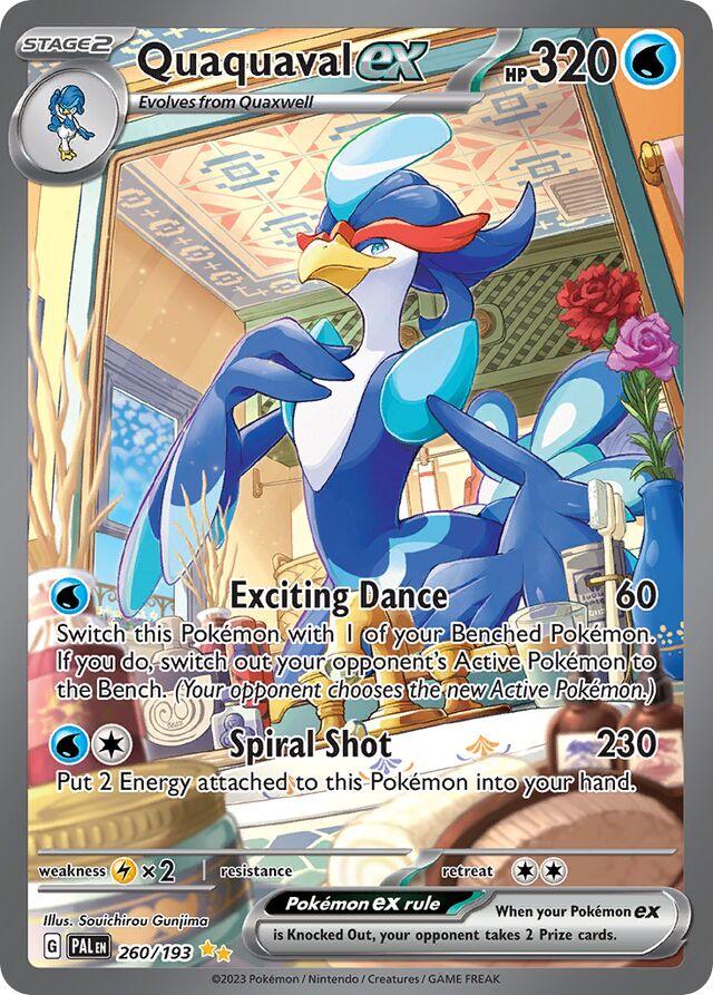 Quaquaval ex 260/193 Special Illustration Rare – Paldea Evolved Expansion | Pokémon TCG English