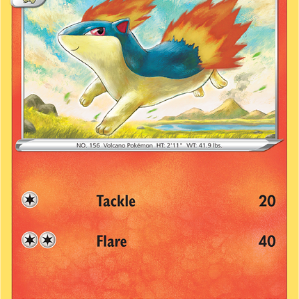 Quilava 024/189 Non-Holo Astral Radiance Pokemon Card