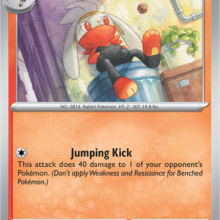 Raboot 027/132 Reverse Holo Mega Evolution Pokemon Card