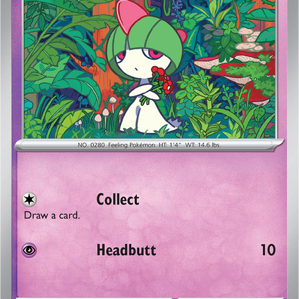 Ralts 058/132 Non-Holo Mega Evolution Pokemon Card