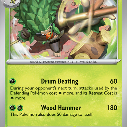 Rillaboom 016/167 Reverse Holo Twilight Masquerade Pokemon Card