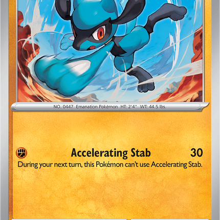 Riolu 076/132 Reverse Holo Mega Evolution Pokemon Card