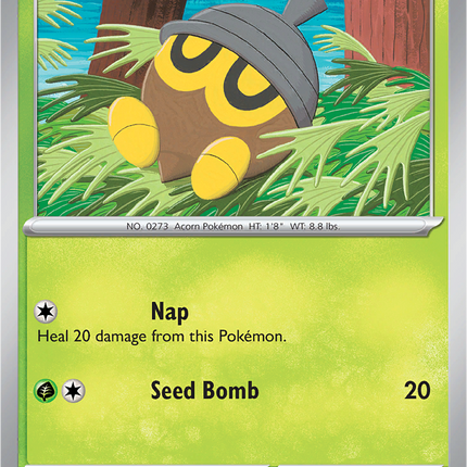 Seedot 013/132 Reverse Holo Mega Evolution Pokemon Card